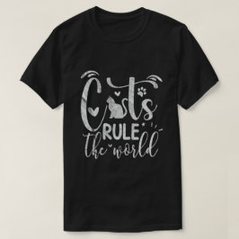 Camiseta Los gatos gobiernan el mundo