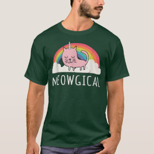 Camiseta Los Gatos Graciosos Son Meowgicos 