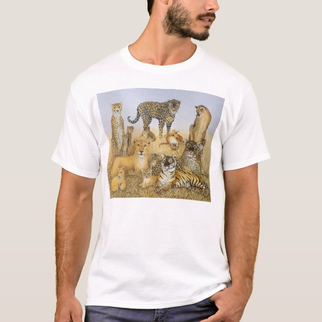 Camiseta Los gatos grandes (Anverso)