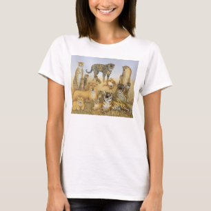 Camiseta Los gatos grandes