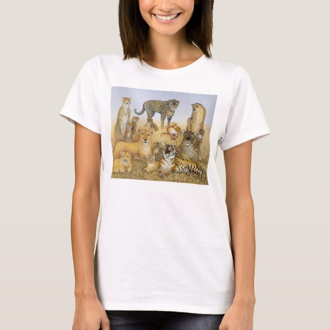 Camiseta Los gatos grandes (Anverso)
