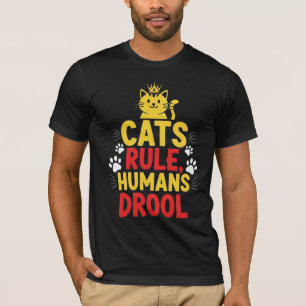 Camiseta Los Gatos Mandan, Los Humanos Babean