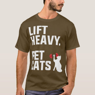 Camiseta Los gatos Mascotas pesados de los elevadores traba