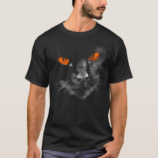 Camiseta Los gatos negros mandan - Ojos naranjas