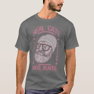 CAMISETA LOS GATOS REALES TIENEN CAMAS