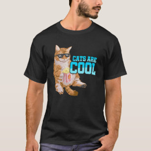 Camiseta Los gatos son animales de entrenamiento genial par