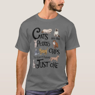 Camiseta Los gatos son como los gatos de papa que no puedes