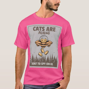 Camiseta Los Gatos Son Extranjeros