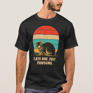 Camiseta Los gatos son increíblemente adorables.