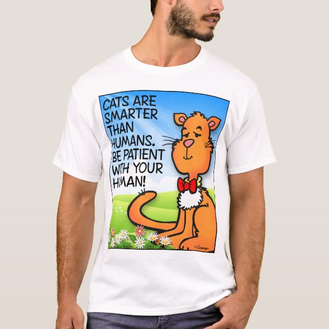 Camiseta Los Gatos Son Más Inteligentes (Anverso)