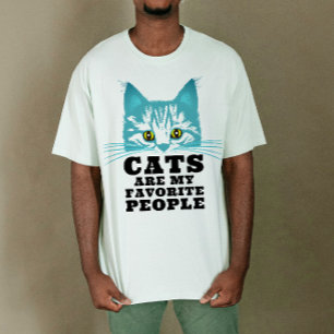 Camiseta Los Gatos Son Mi Gente Favorita Divertidos Gruñone