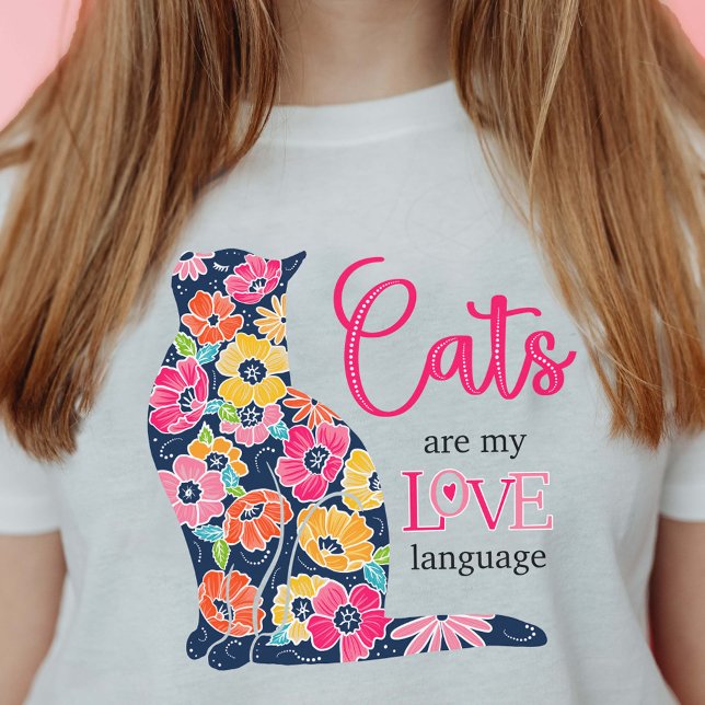 Camiseta Los gatos son mi idioma de amor (Subido por el creador)