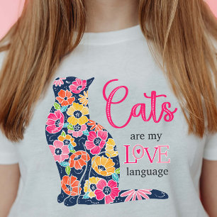 Camiseta Los gatos son mi idioma de amor