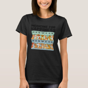 Camiseta Los Gatos Son Mi Medicina Para La Felicidad Todos