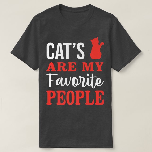 Camiseta Los gatos son mis gatos favoritos Gato Gato Gato G (Diseño del anverso)