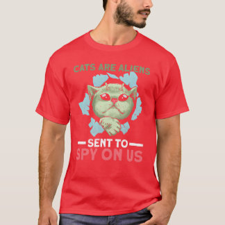 Camiseta LOS GATOS SON UN regalo de EXTRANJEROS