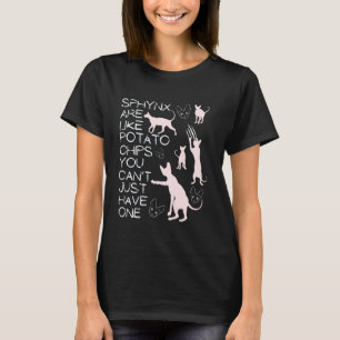 Camiseta Los gatos Sphynx son como el gato sin pelo Sphinx 
