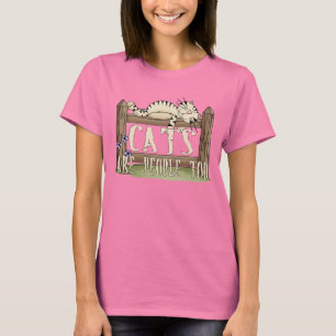 Camiseta Los gatos también son personas