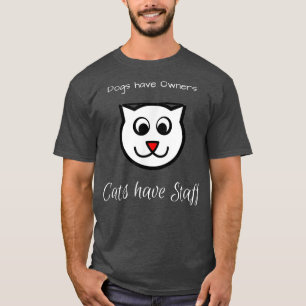 Camiseta Los gatos tienen dueños de personal
