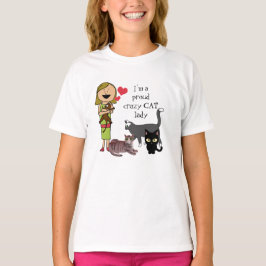 Camiseta Los gatos y "yo múltiples somos una señora loca