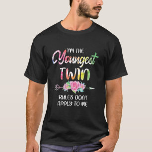 Camiseta Los gemelos gemelos más jóvenes de Birthday Funny