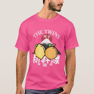 Camiseta Los gemelos limón y mandarina
