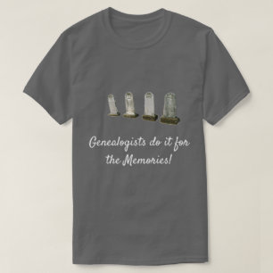 Camiseta - Los genealogistas lo hacen por los Recu