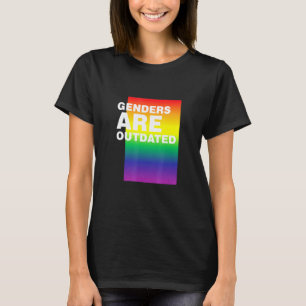 Camiseta Los Géneros Son Anticuados Orgullo Lgbtq Mes Orgul