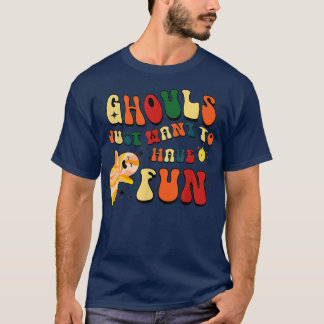 Camiseta Los Ghouls Retro Solo quieren divertirse con el Bo