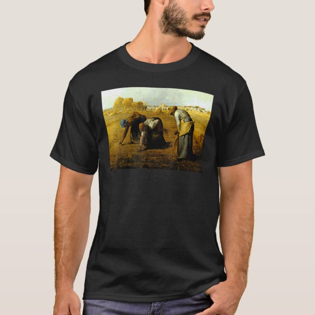Camiseta Los Gleaners (Les Glaneuses) de Jean-Francois Mill (Anverso)