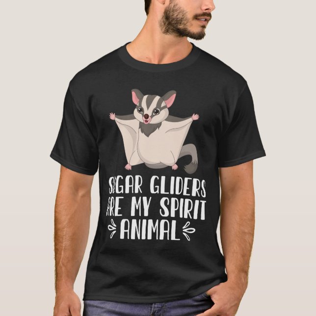 Camiseta Los Gliders De Azúcar Son Mi Animal Espiritual (Anverso)