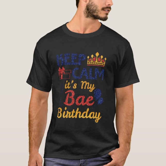 Camiseta Los globos actuales mantienen la calma es mi cumpl (Anverso)