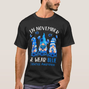 Camiseta Los Gnomas Divertidos Cute Llevan Azul Para La Dia