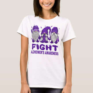 Camiseta Los Gnomes Luchan Concienciación Sobre El Alzheime