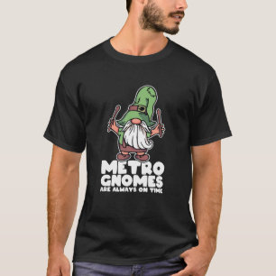 Camiseta Los Gnomys Del Metro Del Chiste De Los Beber Siemp
