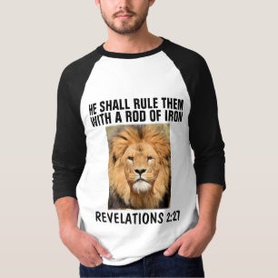 Camiseta LOS GOBERNARÁ CON UNA CARRETERA DE HIERRO Y Camise