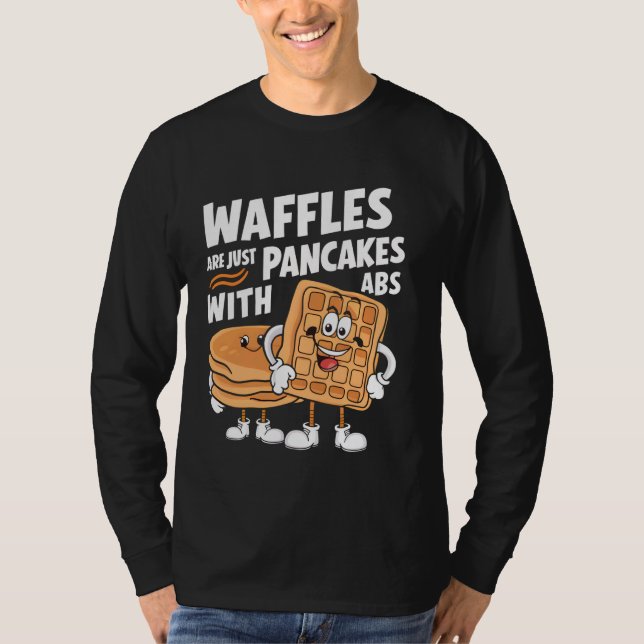 Camiseta Los gofres son sólo panqueques con ABS (Anverso)