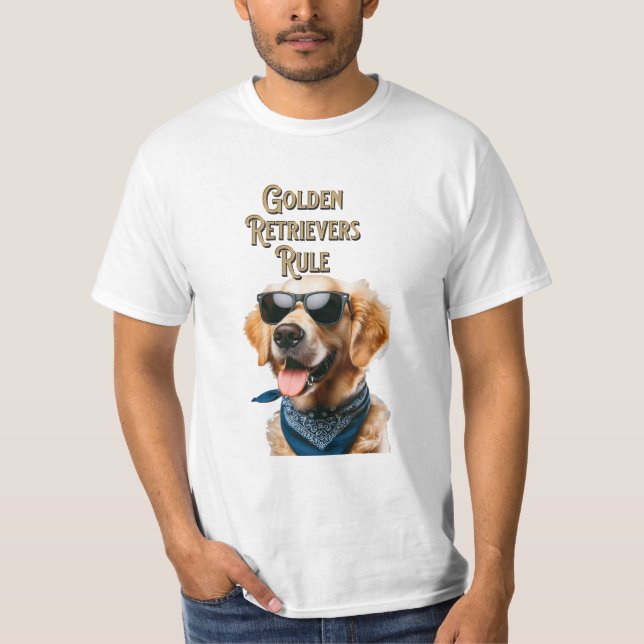 Camiseta Los Golden Retrievers Mandan (Anverso)