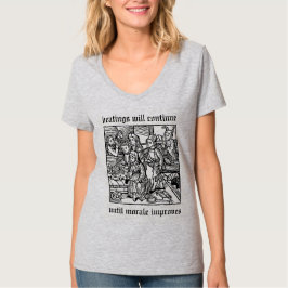 Camiseta Los golpeos continuarán hasta que la moral mejore