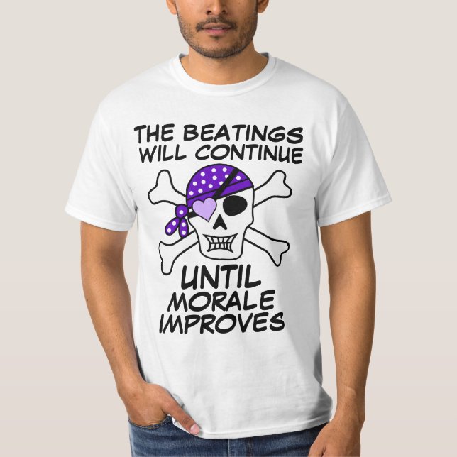 CAMISETA LOS GOLPES DE JEFE CONTINUARÁN HASTA QUE MEJORE MO (Anverso)