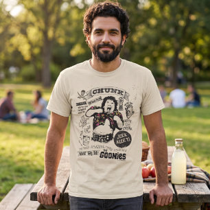 Camiseta Los Goonies Chunk Retro Collage
