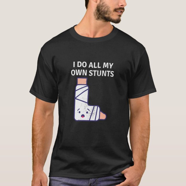 Camiseta Los Graciosos Pies Rotos Se Mejoran Pronto Hago Mi (Anverso)