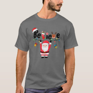Camiseta Los graciosos Santa Navidades creen