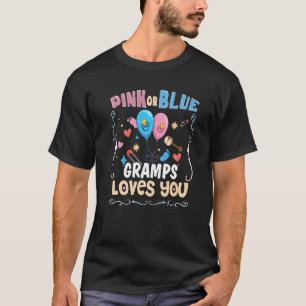Camiseta Los Gramps rosas o azules te aman al mejor abuelo 