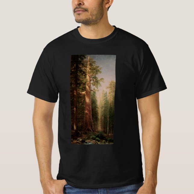 Camiseta Los grandes árboles, Mariposa Grove, CA de Biersta (Anverso)