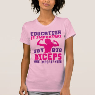 Camiseta Los grandes bíceps son más importantes que los Cam