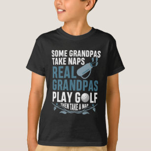 Camiseta Los grandes del golf juegan al abuelo del golf