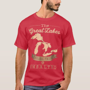 Camiseta Los Grandes Lagos Gratis Sin Sal Michigan Regalo