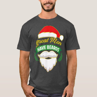 Camiseta Los grandes tienen barba Santa Claus