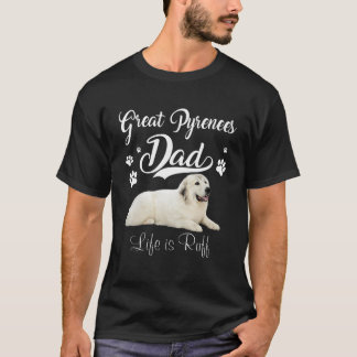 Camiseta Los grandes y divertidos Pirineos Papá Padre Día P